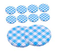 GLEAVI Lot de 50 Couvercles Métalliques Étanches pour Bocaux en Verre 63 MM Réutilisables pour Confitures et Conserves Bouchons Hermétiques pour Stockage Alimentaire