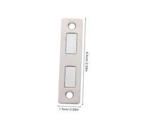 GLEAVI Lot De 6 Aimants Pour Portes De Cuisine En Acier Fermetures Mécaniques Invisibles Et Coulissantes Loquets De Portes Dissimulés Fermeture Magnétique En Acier Inoxydable Butées