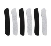 GLEAVI Lot de 6 Coussinets d'Angle en Cuir de Vachette Noir Protection Antichoc et Antidérapante pour Erhu Accessoires Résistants à L'Usure pour Instrument de Musique Folklorique