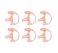 GLEAVI Lot de 6 Embouts Auriculaires en Silicone pour Intercom Installation Simple et Confortable, Compatibles Écouteurs Tubulaires à Bobine Acoustique