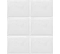 GLEAVI Lot de 6 Pochettes Autocollantes Transparentes 13 X 10 CM pour Cartes Logistiques Porte-Étiquettes Réutilisables Protection Pratique pour Rangement en Magasin Bureau et