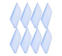 GLEAVI Lot de 8 Cales de Nivellement Transparentes pour Meubles Petites Tailles en Matériau Souple Antidérapant Résistantes à l'usure pour Tables Portes et Mobilier de Maison