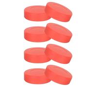 GLEAVI Lot de 8 Palets de Hockey d'Intérieur en PVC Mat Profil Plat et Équilibré Surface Anti-Reflets pour Entraînement au Hockey sur Glace Matériel d'Entraînement et Pratique