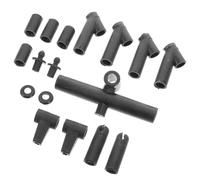 GLEAVI Lot de 9 Set de Connecteurs de Tiges en Plastique Solide pour Cerf-Volant, Accessoires de Montage D’extérieur, Pièces Détachées pour Structure de Cerf-Volant Style Style Aléatoire