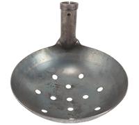 GLEAVI Louche à Tamiser en Métal Robuste Trous, Grosse Pelle à Tamisage pour Nettoyage de Boues et Débris, Outil Professionnel pour Puits et Canalisations - Usage Construction