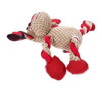 GLEAVI Mâcher pour Chien en Peluche Design de Noël Père Noël, Couineur Multifonctionnel pour Animaux de Compagnie en Décoration Festive