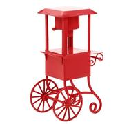 GLEAVI Machine à Pop-Corn Miniature de Table Légère en Plastique Chauffage Rapide pour Maison et Cinéma à Domicile, Accessoire Décoratif Nostalgique, Modèle Mini Popcorn