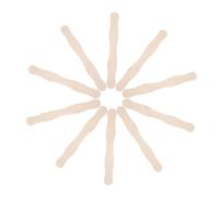 GLEAVI Manches D’éventail en Bois Naturel 100 Pcs, Bâtonnets Ronds 200x25x2 Mm pour Loisirs Créatifs et Accessoires Éventail à Main, Poignées Solide pour Mariage, Fêtes et Bricolage