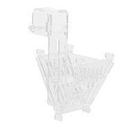 GLEAVI Mangeoire Conique en Acrylique pour Aquarium, Gobelet Nourrisseur Rouges, Distributeur de Nourriture pour Poissons, Accessoire Alimentateur Aquarium Rouge, 1 Pièce