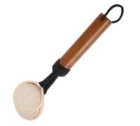 GLEAVI Maracas à Double Tambour Traditionnel en Bois, Instrument de Musique à Percussion Manuelle Ethnique, Secousse Rythmique pour Fêtes et Animations, Percussions Culturelles Légères,