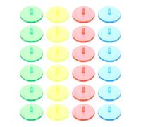 GLEAVI Marqueurs Aléatoire de 100pcs Plastique Balle de Golf Rond Marquage Précis et Haute Durabilité, Accessoires Indispensables Couleur pour pour Jouer Extérieur Couleur Aléatoire