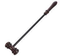 GLEAVI Marteau de Commissaire-priseur en Bois Portable, Maillet de Juge en Bois, 1 Pièce, Accessoire pour Vente aux Enchères et Usage Juridique, Léger et Maniable, Bureau et Théâtre