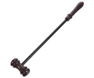 GLEAVI Marteau de Commissaire-priseur en Bois Portable, Maillet de Juge en Bois, 1 Pièce, Accessoire pour Vente aux Enchères et Usage Juridique, Léger et Maniable, Bureau et Théâtre