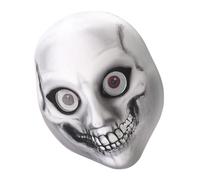 GLEAVI Masque D'halloween Terrifiant en Eva Bande Ajustable Masque de Crâne Effrayant pour Adultes Accessoire de Déguisement pour Fête et Carnaval Cosplay pour Soirée