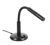 GLEAVI Microphone USB Ajustable pour Ordinateur Portable avec Base Micro Compact à Haute Sensibilité pour Live Streaming Chat Vocal et Enregistrement