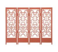 GLEAVI Mini Écran Décoratif Séparateur Miniature Réaliste en Pla Style Chinois Charme Traditionnel Accessoire Polyvalent pour Maison de Poupée pour Décoration Intérieure