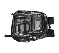 GLEAVI Mini Paquet à Dos Transparent Homologué pour Stade Paquet en Plastique Imperméable 43X35X15 CM pour Concert Sport et Événements en Plein Air