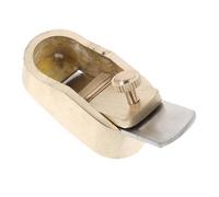 GLEAVI Mini Rabot à Bois en Laiton pour Violon Lame 12 MM Outil Manuel de Lutherie Ajustement Précis du Chevalet Outil Compact pour Travail du Bois et Fabrication d'Instruments