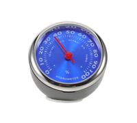 GLEAVI Mini Thermomètre-Hygromètre Mécanique Bleu Moniteur d'Humidité Compact pour Voiture et Intérieur Thermomètre Intérieur Facile à Lire Mesure Précise Température L'Humidité
