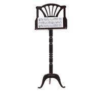 GLEAVI Miniature Support Musical Maison Miniature en Métal, Accessoire Décoratif pour Maison de Poupée, Éducatif Créatif pour Garçon et Filles, Modèle Pupitre Musique Simulation,