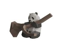 GLEAVI Modèle Papier Panda Arbre Origami Géométrique DIY sans Ciseaux Décoration Ornement Créatif pour et