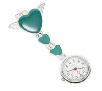 GLEAVI Montre de Poche D'infirmière Quartz Alliage Vert, Pendue Créative pour Étudiantes, Légère et Précise, Style Simple, Surveillance Médicale au Travail
