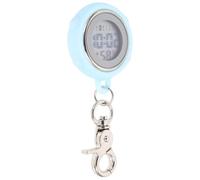 GLEAVI Montre Digitale Suspendue Clip en Silicone Bleu Chronomètre Multifonction Grand Écran Lumineux Montre de Poche Infirmière et Étudiante Accessoire Pratique pour Examens et Soins