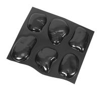 GLEAVI Moule à Galets Noir en Plastique Réutilisable pour Jardin
