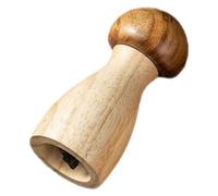 GLEAVI Moulin à Poivre Manuel en Bois D’Acacia Design Champignon Sel Rechargeable Ustensile Pratique Cuisine Moulin à Épices Artisanal pour Assaisonnement Quotidien 1 Pièce