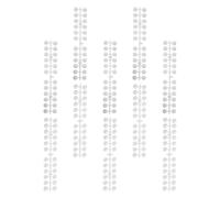 GLEAVI Nuancier Pratique pour Manucure 240 Cartes en Plastique Léger, Adhésif Double Face, pour Écoles de Nail Art et Usage Personnel
