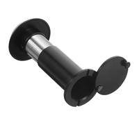 GLEAVI Oculaire de Porte Réglable en Alliage de Zinc avec Lentille en Verre et Couvercle de Confidentialité Vision Grand Angle 200° pour Portes de 16 MM d'Épaisseur Couleur Aléatoire