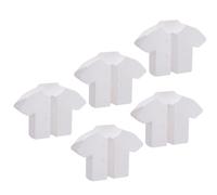 GLEAVI Organisateur Mural pour Télécommande 5pcs en Plastique Blanc Adhérence sans Trace et Design Moderne Épuré pour Rangement à Domicile