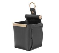 GLEAVI Organisateur Mural Suspendu Pochette De Rangement Pliable en PU Noir Multifonctionnel pour Salle De Bain La Cuisine Et Bureau Rangement Créatif
