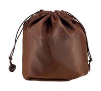 GLEAVI Organisateur Paquet à Main Rond Marron Insert Intérieur pour Mini Paquet Seau Bandoulière Petit Format Rangement Optimisé Léger et Portable Compatible Fourre-Tout et Ronds