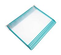 GLEAVI Organiseur Mural pour Dossiers A4 5 Pages en Plastique Vert - Présentoir Mural Compact pour Bureau - Trieur Suspendu Multifonction pour Rangement Documents, Magazines et Brochures