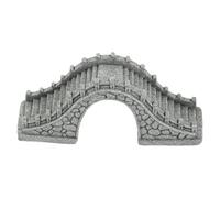 GLEAVI Ornement Robuste de Pont en Pierre Haute Arche, Modèle de Décoration D'intérieur Micro-Ornement pour Bonsaï et Décorations de Maquette, Pièce Unique pour Jardin et Bureau, Décor