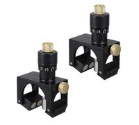 GLEAVI Outil de Réglage de Raboteuse 2 Pièces Guide Magnétique de Fraises de Raboteuse Plate Calibrateur Précis pour Outils de Positionnement Compatible la Plupart des Raboteuses