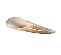 GLEAVI Outil Gua Sha en Corne de Buffle Naturelle 19-22 CM - Grattoir Musculaire des Tissus Profonds pour Massage Visage Cuir Chevelu et Corps - Peigne de Massage Polyvalent pour