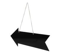 GLEAVI Panneaux Suspendus à Craie Double Face en Acrylique Noir, Petits Panneaux Décoratifs Intérieurs Diy, Tableau Noir Mural pour Mariage Fête Bureau, Signalétique Directionnelle