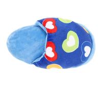GLEAVI Pantoufle à Mâcher pour Chien en Peluche Résistante Couineur de Pantoufle Bleue Cœur Solide pour Chiots et Chiens Accessoire Ludique Maison