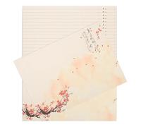 GLEAVI Papier à Lettres pour Écriture Lisse 80 Feuilles Épaisses Vintage Créatif pour Copier Poèmes et Peinture Artistique