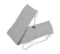 GLEAVI Paquet Bandoulière Gris pour Flûte à Bec 14X75 CM Pochette de Rangement en Velours Doux Paquet de Transport Portable pour Clarinette et Harmonica Étui Protection Instrument à