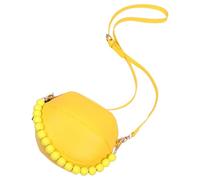 GLEAVI Paquet Bandoulière Vintage Citron Jaune en Pu, Petit Paquet à Main Fruité pour Femmes, Style Estival Frais, Shopping, Voyages et Usage Quotidien, Bourse à Fruits