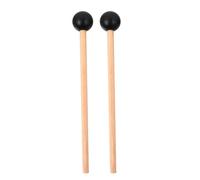 GLEAVI Paquet de 2 Maillets de Timbales en Bois Solide Baguettes de Batterie Noires 185 CM Accessoires de Percussion pour Musiciens Débutants et Professionnels