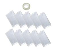 GLEAVI Paquet de Trempage pour Sabots de Chevaux et Ânes Kit de Soin pour Sabots Équins Paquet de Soin en Nylon et Plastique Résistant Couleur Crème Usage Ferme et Prairie