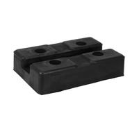 GLEAVI Patin de Levage en Caoutchouc Antidérapant Coussinet de Cric Carré 10X10 CM Support Stable pour Cric de Plancher et Vérin Stabilisateur Accessoire Solide pour Levage de