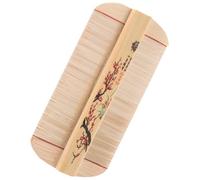 GLEAVI Peigne en Bambou à Dents Fines et Larges Outil Traditionnel Antipelliculaire pour Chien et Chat Peigne Double Face pour Démêler et Soigner le Pelage Massage Doux du Cuir