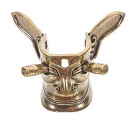 GLEAVI Pendentif Bronze Sanxingdui Masque Antique Ornement Traditionnel Chinois pour Décorations Halloween Bijoux Faits Main Charme Culturel pour Histoire