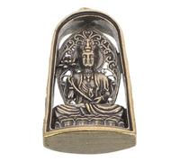 GLEAVI Pendentif en Laiton Breloque Décorative de Tête de Bouddha Vintage Élégant pour Fabrication de Bijoux et Décoration Religieuse