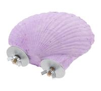 GLEAVI Perchoir de Cage à Oiseaux en Pierre à Gratter, Jouet Mordant Résistant, Grand Format, Usage en Cage pour Perroquets et Perruches Couleur Aléatoire